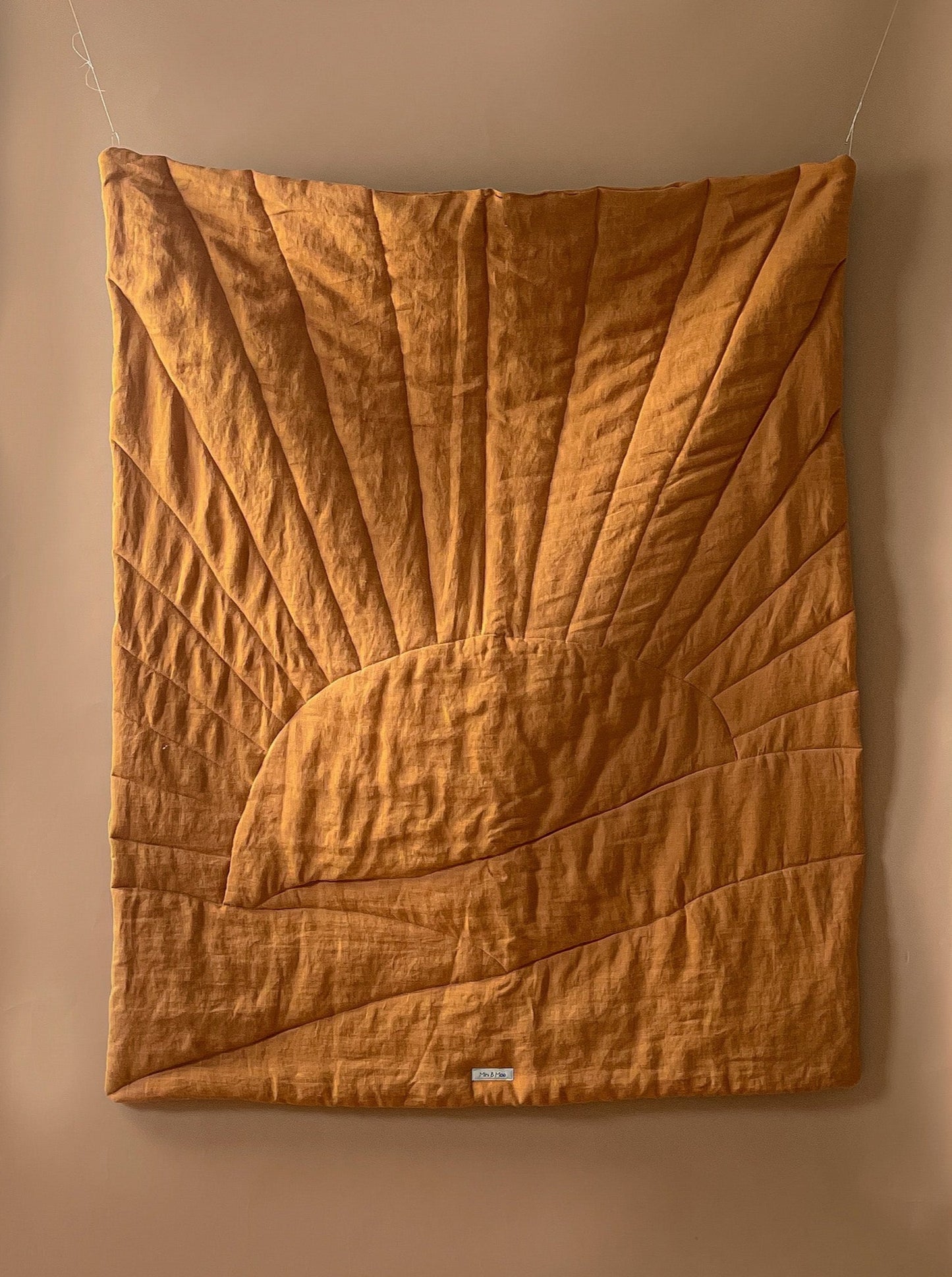 Solis Leinen Quilt - Savannah